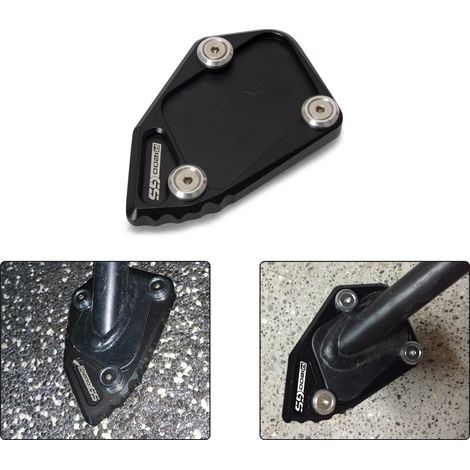 Plaque de béquille accessoires de moto Extension de béquille latérale de pied de remplacement en aluminium CNC pour BMW R1200 GS 2007-2012 ADV 2008-2012 (1/5)