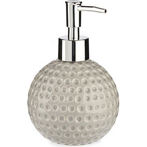 Seifenspender Berilo Golf Grau Metall aus Keramik 300 ml (12 Stück)