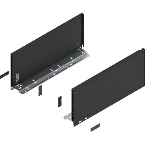 Blum LEGRABOX pure Zarge, H=177 mm, NL=400 mm, carbonschwarz matt, links/rechts