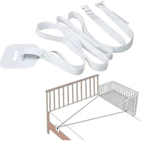 Sangle de fixation pour lit bébé - Protection latérale pour tout-petits (1/3)