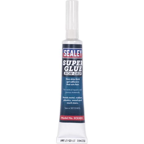 Sealey Non-Drip Gel Super Glue 20g SCS303S