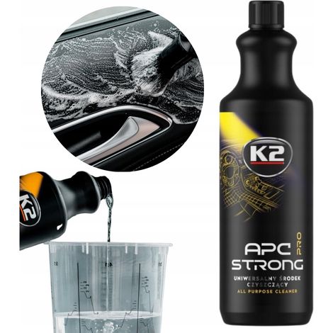 Limpiador universal K2 APC STRONG PRO 1L para diversas superficies (1/5)