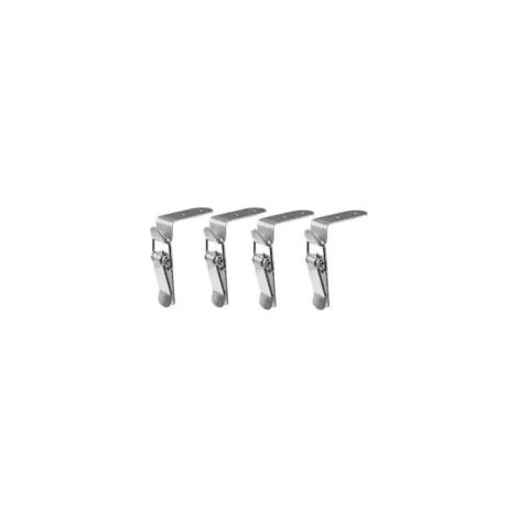 4Pièces Fermeture à bascule,Fermeture a Levier Fermeture à Ressort Loquet Bascule en Acier Inoxydable Pour Coffre à Outils,Levier de verrouillage,Tiroir,boîte à outils, placard, armoire, boîte (-Crezu