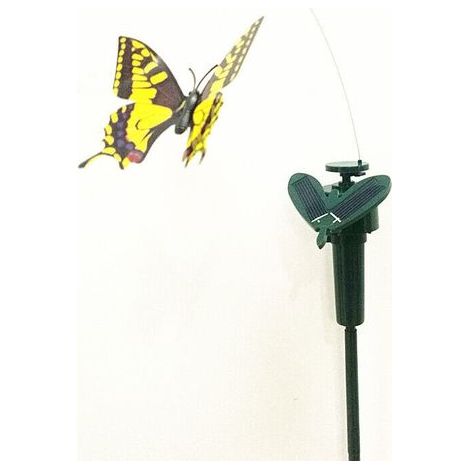 3X Piquets Papillon Fluttering Énergie Solaire Danse Jardin Pieu Decor Extérieur (1/5)