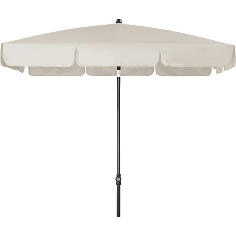 Doppler Mittelstockschirm "Sunline Waterproof Neo" 185 x 120 cm, natur, Bezug aus 100% Polyester, Gestell aus Stahl, Gewicht 3,8 kg (1/5)