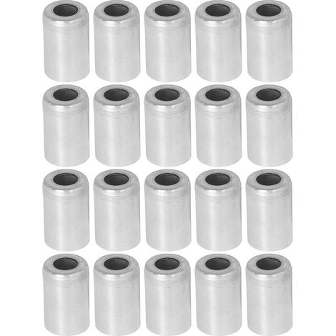 20-pezzo coperchio di alluminio flessibile per aria condizionata automatica, tenuta CA ad alta resistenza 5/8-inch, una tutela rafforzata per i tubi, aria condizionata auto (1/5)