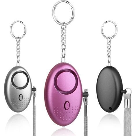3 Pieces Personal Alarms 130dB with LED, Portable Alert Keychain for Self-defense, Safety Women, Children, Students (1/5)