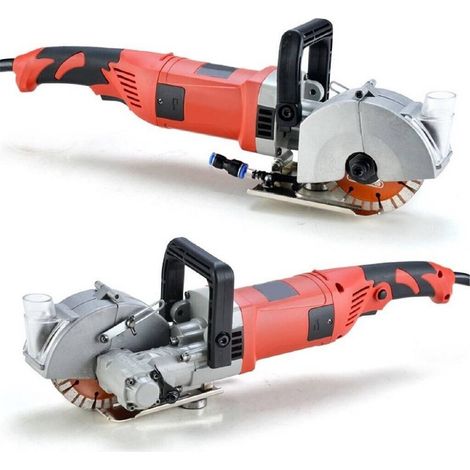 TRADE SHOP - Tracciatrice Scanalatrice A Disco 5 Dischi Scanalatore Muro 2800w Pompa Acqua - (1/5)