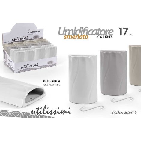 Humidificador de cerámica bordes ondulados 17 cm