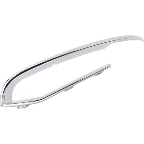 royaluxe -Calandre de pare-choc avant moulée en alliage chromé, garniture de phare antibrouillard étanche de remplacement pour 528i 535d 550i gauche 51117331769 (1/5)