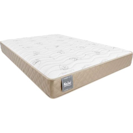 Nalui Colchón Viscoelástico 150x200x21cm Beige Mulhacén DualSense Multicapa,Núcleo GravityFoam, Firmeza Alta, Reversible, Transpirable. Hecho en España (1/5)