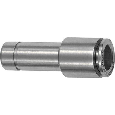 Riegler Gerade Steckverb., Nippel 12 mm, red., Schlauch-Ã˜ 10, ES1.4404 (1/3)