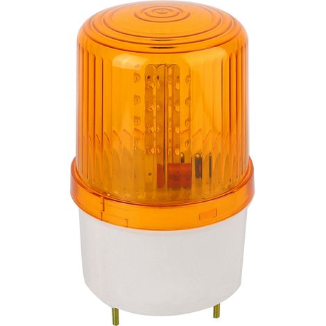 Feu de signalisation extérieur jaune à LED clignotant pour entrepôt, signalisation routière et travaux (110 V) (1/5)