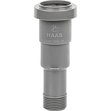 Adaptateur multi male DN25 (1") avec manchon DN40, extrémité à emboîtage, DN40/32 PP gris (1/2)