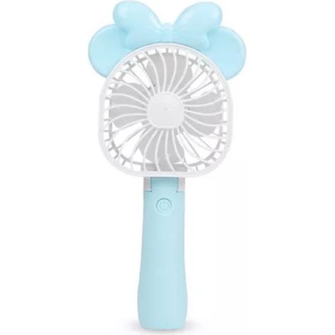 Tragbarer Ventilator – LIAM ACCESS – Faltbar – Blau – Für die Hand oder als Tischgerät – Inklusive Ladekabel (1/3)