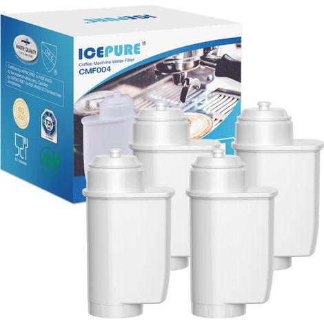 Filtre à Cafe, Compatible Avec EQ Series EQ3/5/6/7/8/9, EQ500, S700, 575491, TCZ7003, TCZ7033, Filtre à Eau Pour Machine à Café 4 pièces
