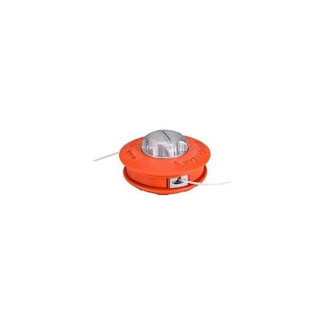 Tête de fil pour débroussailleuse, bobine de fil, accessoire M10 x 1,25 mm, tête en aluminium épaisse, sans démontage (1/5)
