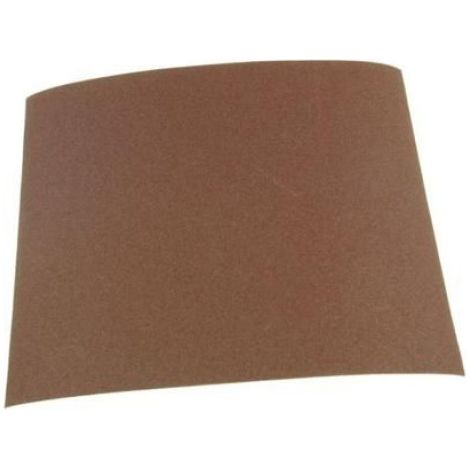 Papier de verre - Grain 120 - Pour ponçage manuel ou mécanique - Lot de 10 feuilles