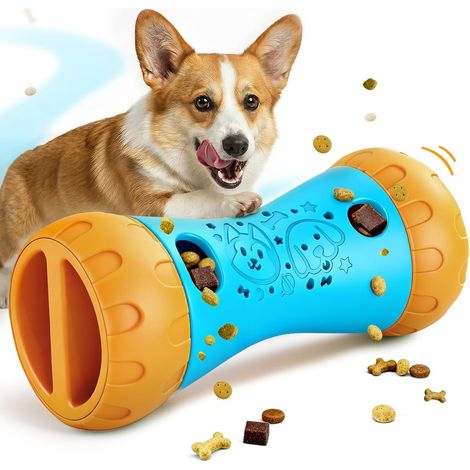 Jouet Interactif Chien,Jouet Chien pour Combattre L'Ennui Et Améliorer Son Qi,Anniversaire,Lavable Giochi Interattivi per Cani Slow Food Explorer,Adatto a Tutti I Cani,Bleu (1/5)