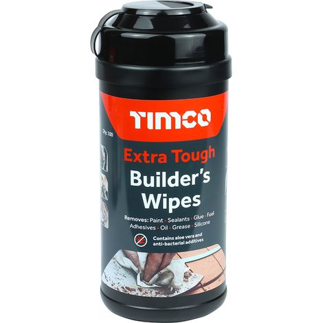 TIMCO Extra Tough Builders Wipes - 100 Wipes