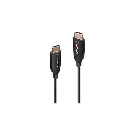 HDMI Kabel LINDY OPTIC HYBRID 10 m Schwarz