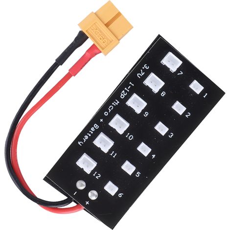 LiPo-Ladeplatine JSTPH2.0 1S 3,7V 7,4V Parallelplatine für Blade 130 X MCP X BL UMX Beast Mig Carbon CuB Sbach 342 (1/5)