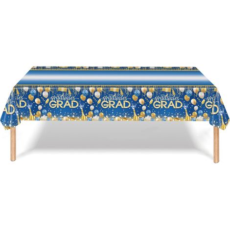 Nappe De Table - Polyéthylène - 137 X 274 Cm - Pour Fêtes Et Décorations Intérieures Ou Extérieures - Jetable - 1 Pièce (1/2)