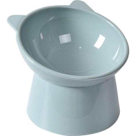Gamelle Surélevée pour Chat, Bol surélevé pour Nourriture et Eau pour Animaux de Compagnie, Anti-vomissements pour Chien, Chaton, Plats Inclinés pour Chat, Mangeoire pour Animaux (1/5)