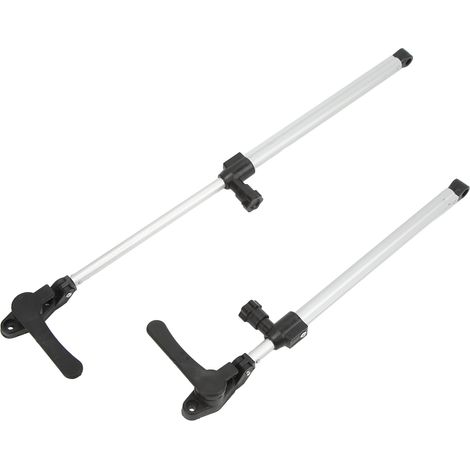 2 teleskopierbare Aluminium-Fensterstützstangen für Wohnmobile und Wohnwagen, 310–435 mm, verstellbar, robust (1/5)