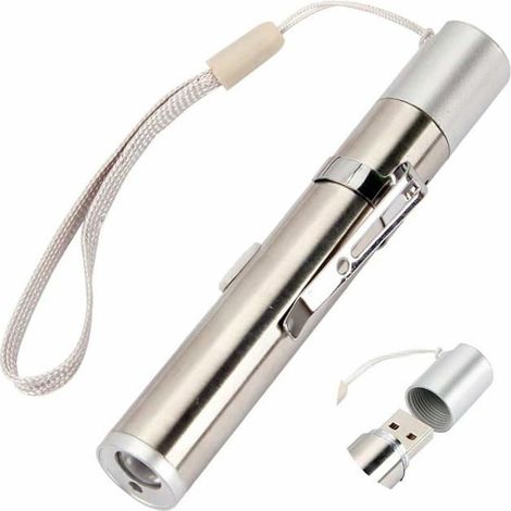 Jouets pour chat, pointeur LED, baguette de suivi pour chat 2 en 1, stylo lumineux rechargeable USB, jouets interactifs pour chat (1/5)