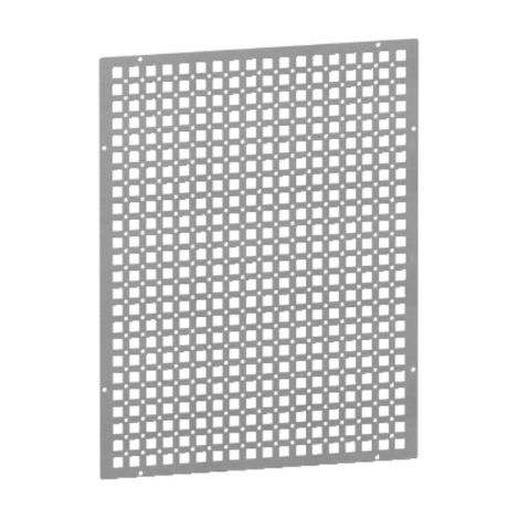 Griglia universale, PrismaSeT S, preforata, altezza pari a 2 file, per centralino da 24 moduli - LVSXY1124