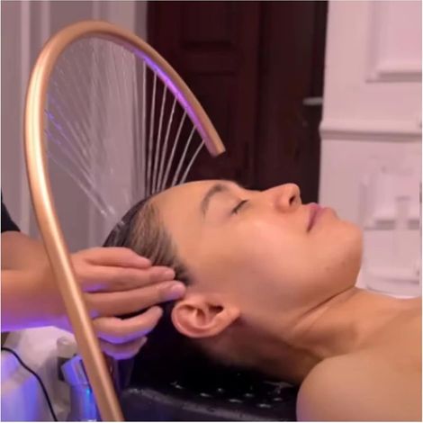 Support de Circulation d'eau, équipement de Spa de tête avec Hauteur et Ange réglables, Soins du Cuir chevelu de Style Salon de Coiffure, Robinet de lavabo de Spa, Cadre de Circulation d'eau (1/5)