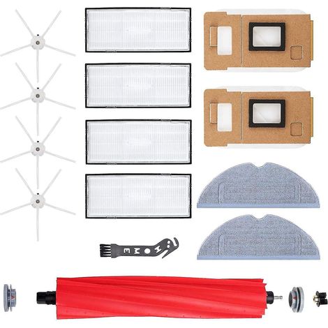 Hauptseitenbürste, HEPA-Filter, Wischmopp, Staubbeutel für Xiaomi Roborock S7 (1/4)