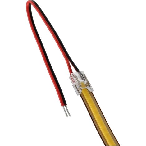 Conector COB/SMD 8 mm. 2 pins de conexion. Para tiras monocolor. 5 unidades