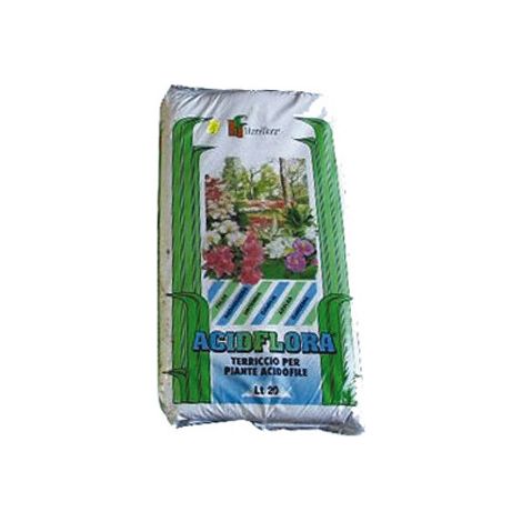 Terriccio Ammendante Per Piante Acidofile Acidflora In Busta 20 Lt.