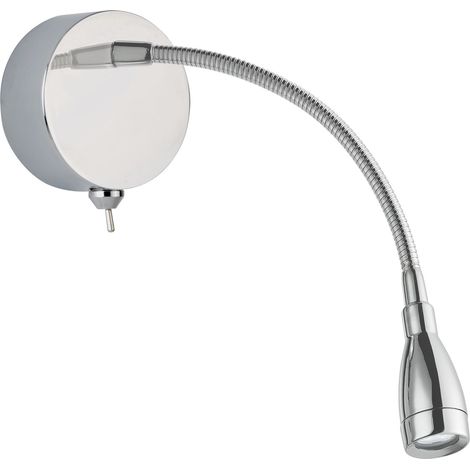 Searchlight - Lampada da parete a LED orientabile per quadri cromata (1/5)