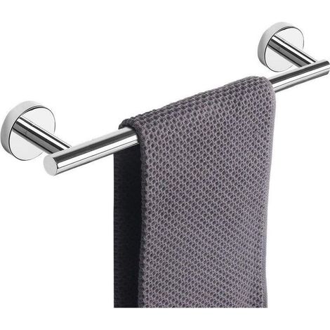 40 cm großer Handtuchhalter aus Edelstahl, verchromte Wandhandtuchstange für Küche und Bad (1/5)