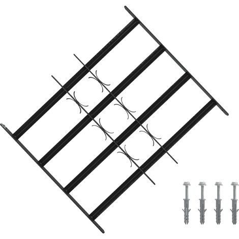 Griglia di sicurezza per finestre con 4 barre trasversali 3 pcs vidaXL