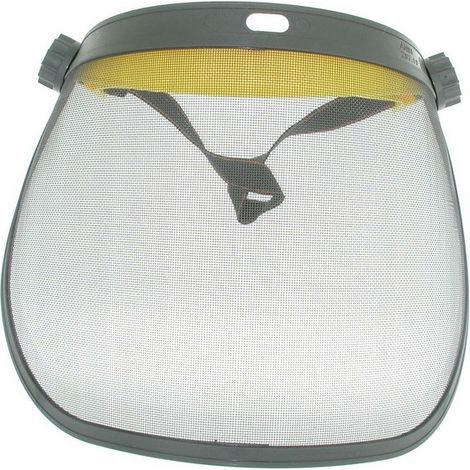 Visiere protection grillagée avec sangle
