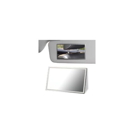 Miroir de Pare-Soleil Auto-adhésif Carré,Miroir Cosmétique pour Voiture, Camion, SUV