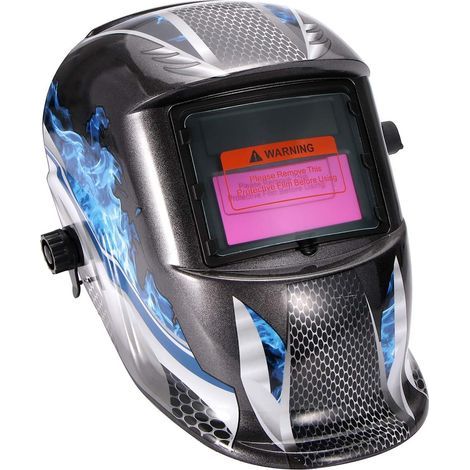 Máscara de soldadura con energía solar, filtro para lentes de máscara de soldadura, filtro para gafas de soldadura, casco de soldadura fotoeléctrico para trabajos de soldadura. (1/5)