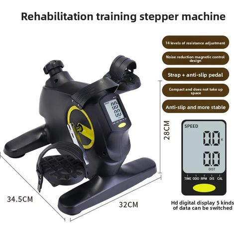 Chariot de rééducation, appareil de musculation des jambes et des membres supérieurs, pédale, chariot manuel, appareil de stepper (1/5)