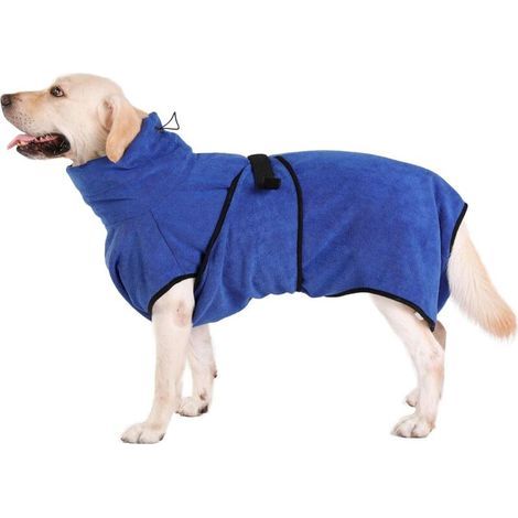 Peignoir pour chien super absorbant (XL : 75 CM )- (1/5)