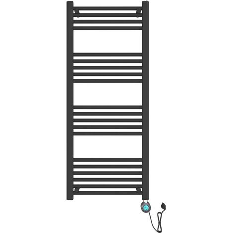 Badheizkörper Handtuchheizkörper elektrisch 220V Schwarz Matt 1800 x 550 (HxB)-900W (1/3)