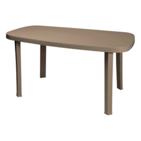 TAVOLO GARDEN OTELLO 136X82XH72CM TORTORA