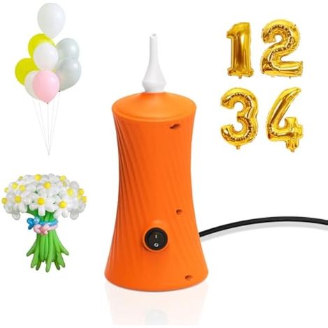 Kasumue Pompe à Ballon électrique pour gonfleur de Ballons Longs pour fête d'anniversaire, décorations pour Ballons en Aluminium torsadés en Forme d'animal (1/5)