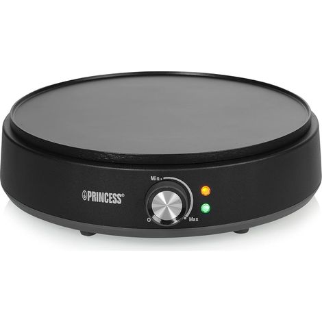 Crêpière électrique 1200 W avec râteau et spatule