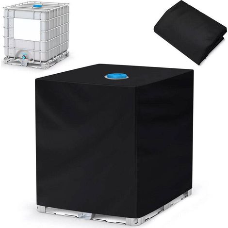 IBC Container Couverture Bâche de protection Solaire UV-Protection de 1000L Film de Pluie, (1/5)