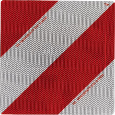 Panneau d'avertissement 285x285mm oblique gauche GRANIT