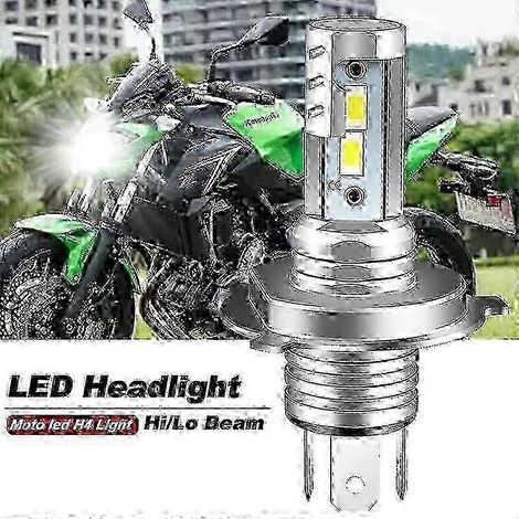 Ampoule de phare LED H4 H1s 9003 pour moto Kawasaki Z650/Vulcan S650 - 4800 lm 6000 K Blanc Canbus (1/3)